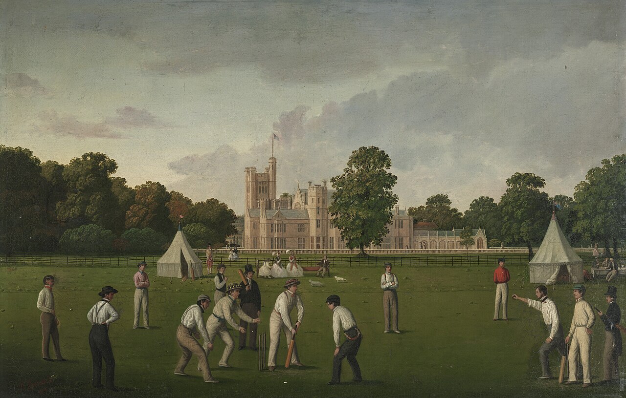 Historic cricket match