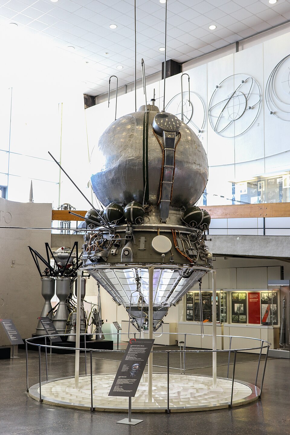 Yuri Gagarin orbits Earth