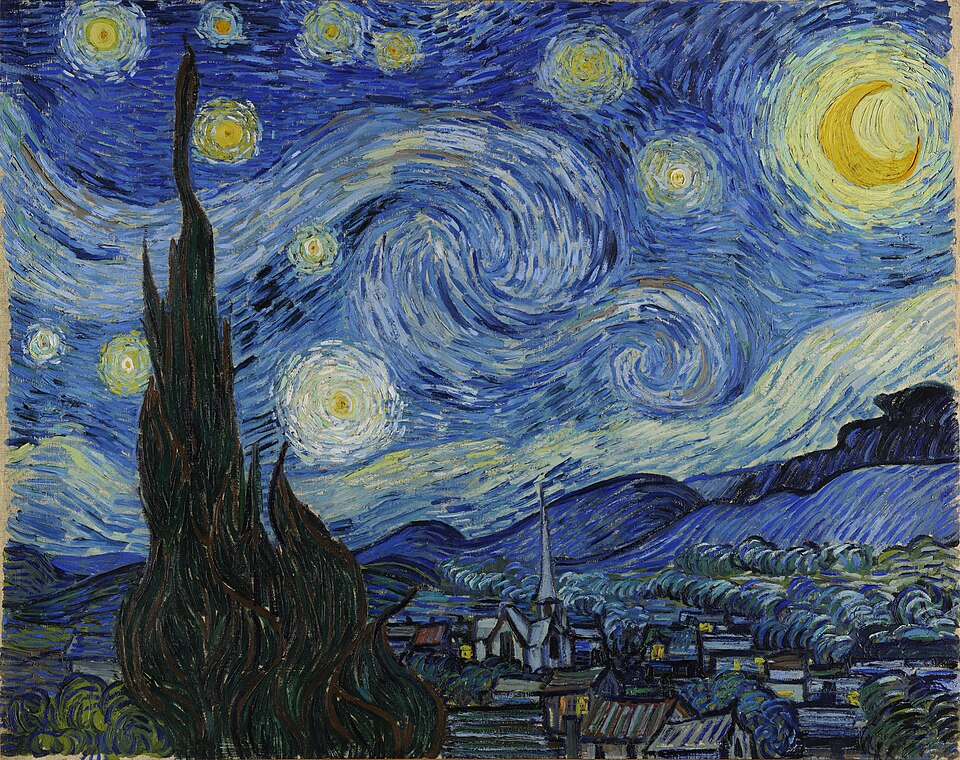 Paints The Starry Night