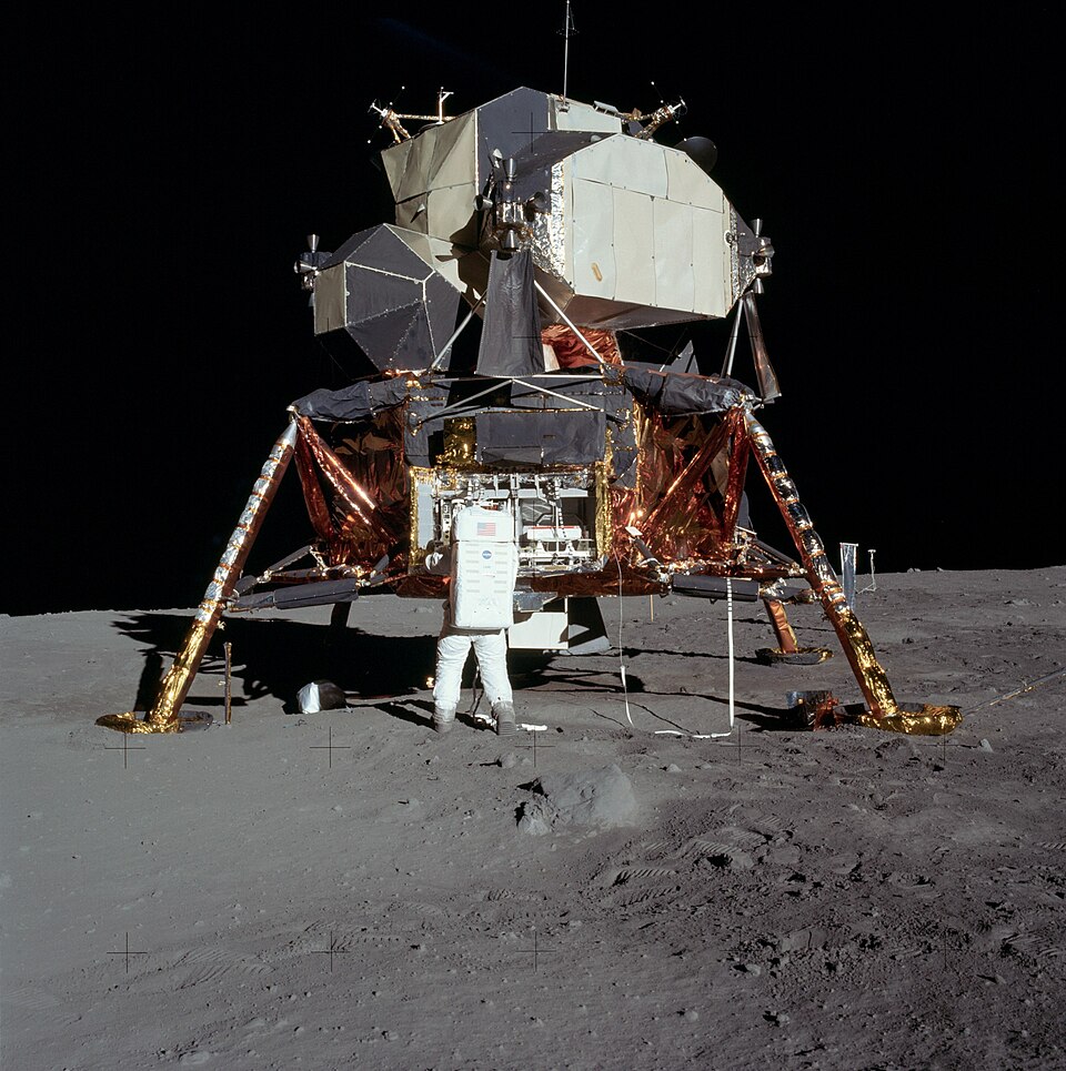 Eagle lands on the Moon