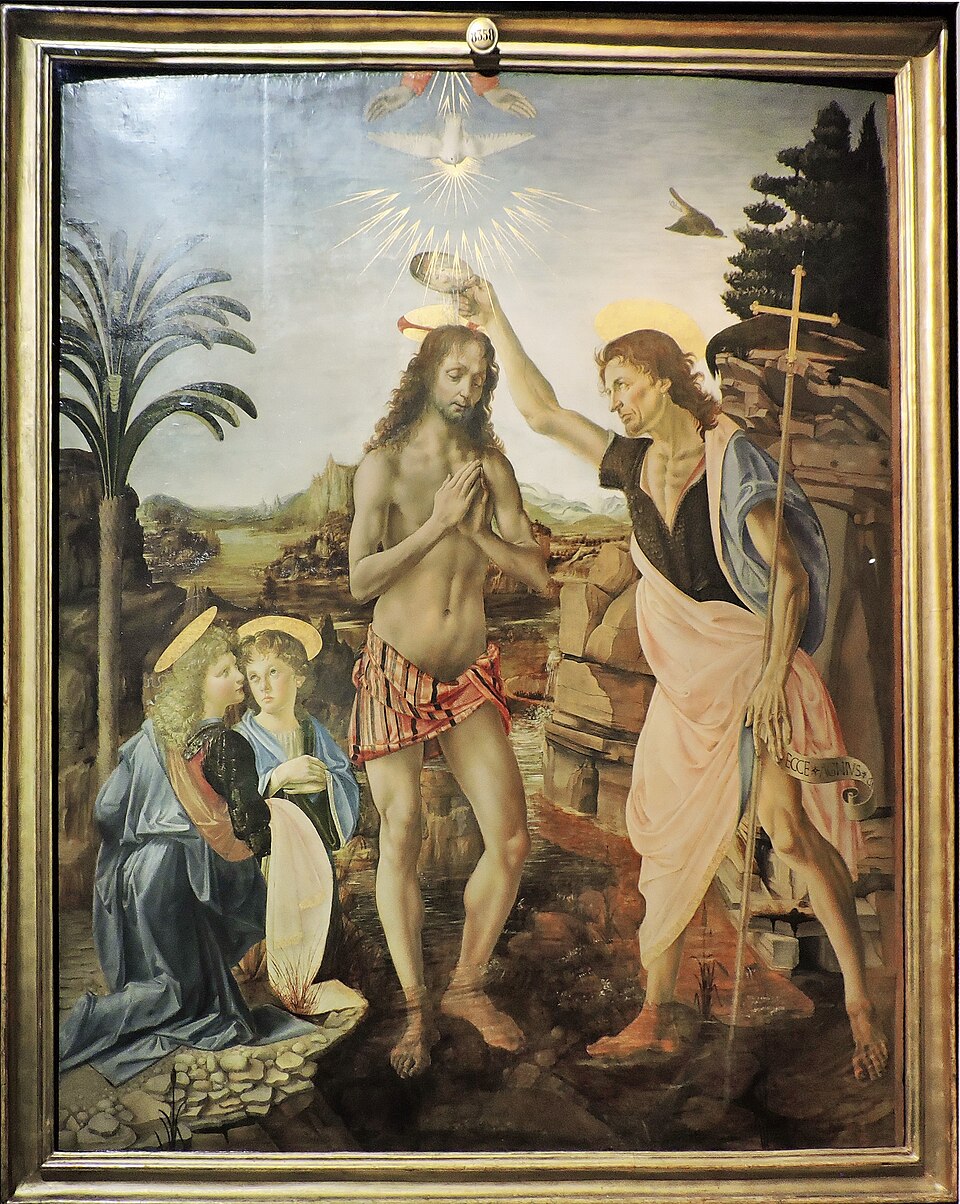 Enters Verrocchio’s workshop