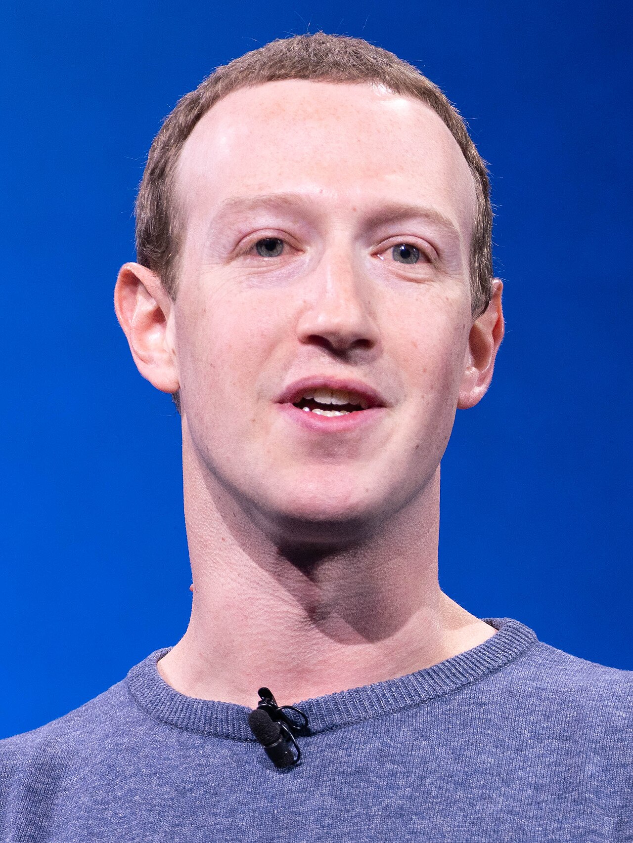 Mark Zuckerberg speaking at F8