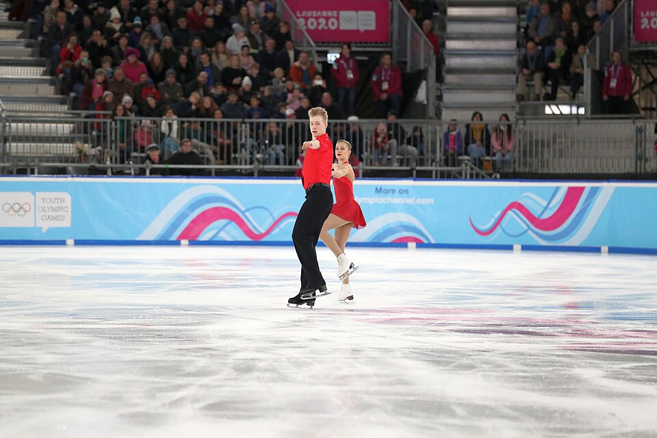 Sonja Henie wins a third Olympic title