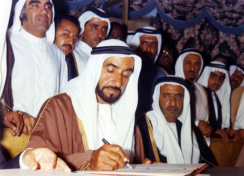 The United Arab Emirates is founded