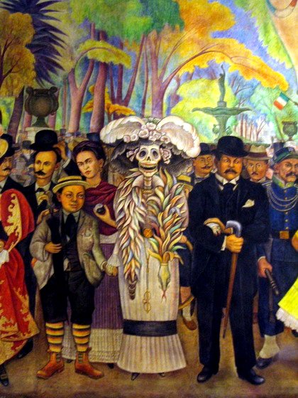 Reconnects with Diego Rivera