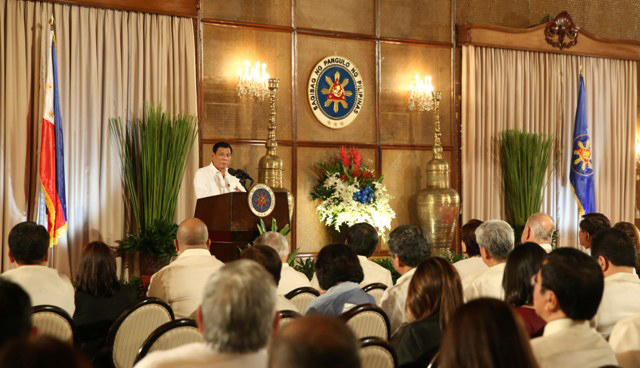 Inaugurated as president