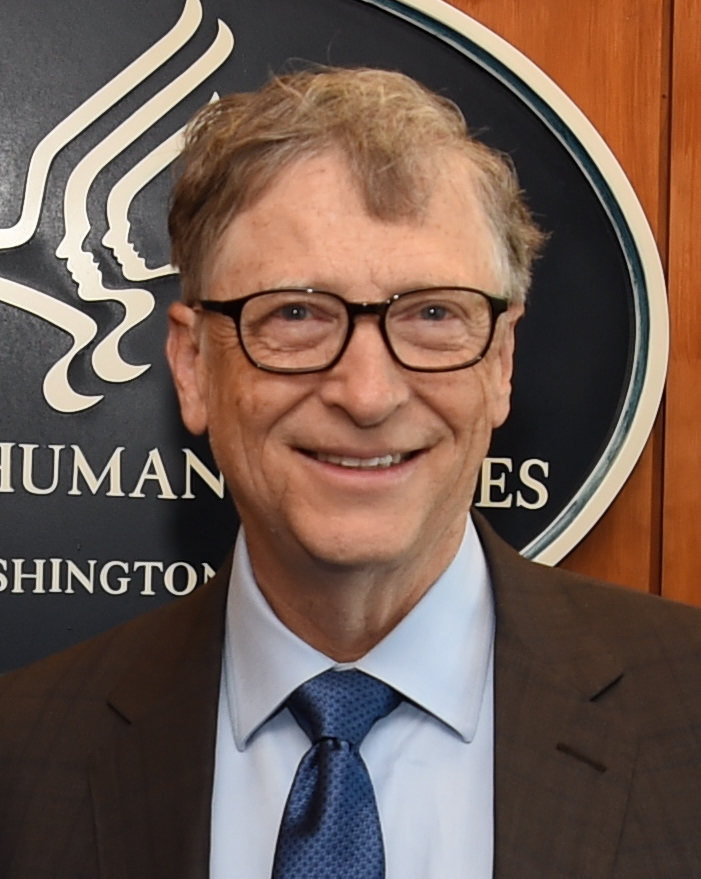 Bill Gates speaking in 2018