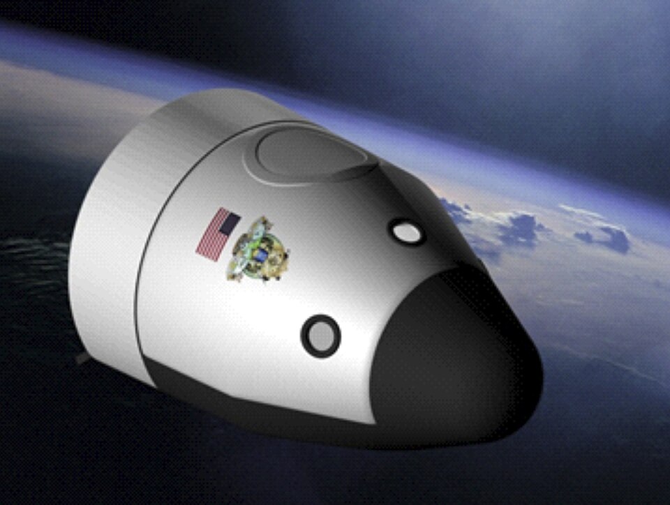 New Shepard lands vertically
