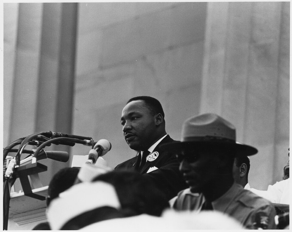 Addresses the March on Washington