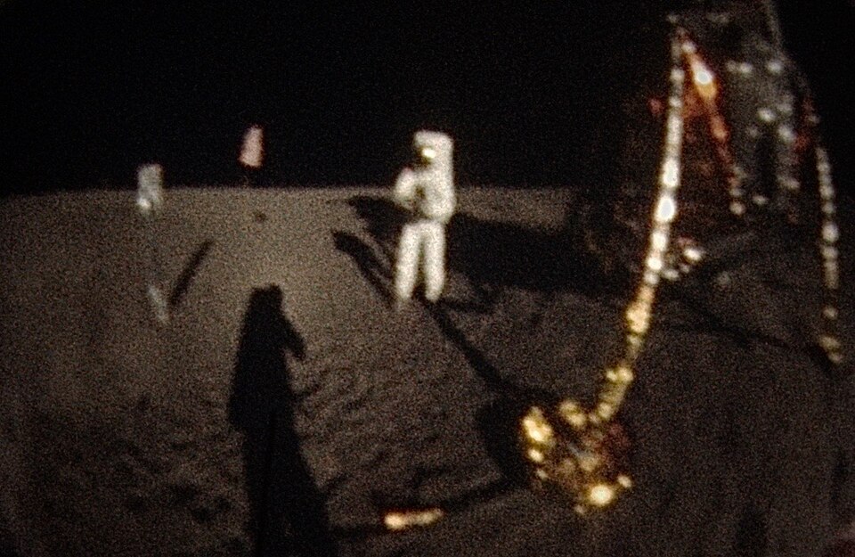 First human step on the Moon