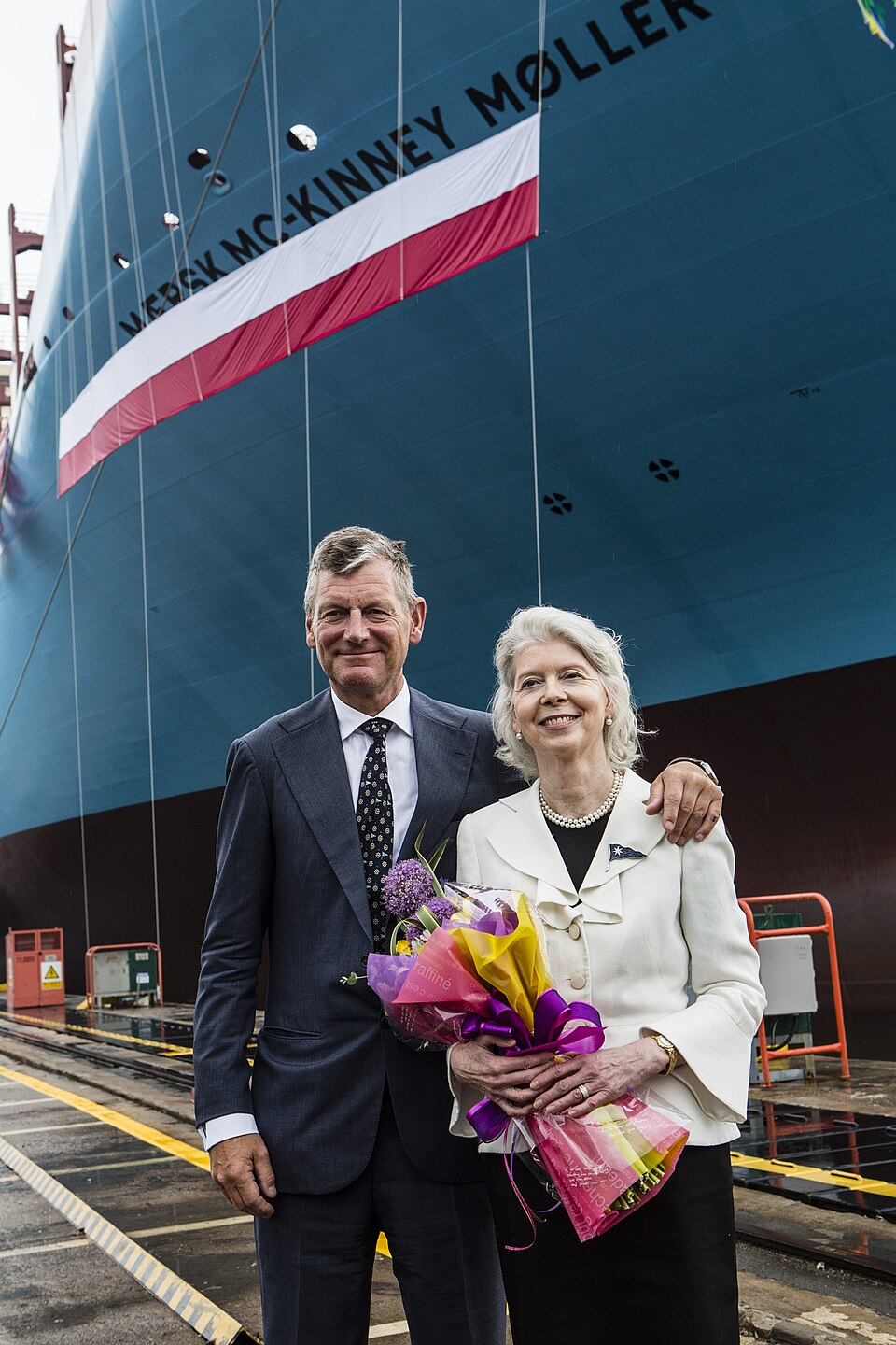 Container shipping begins