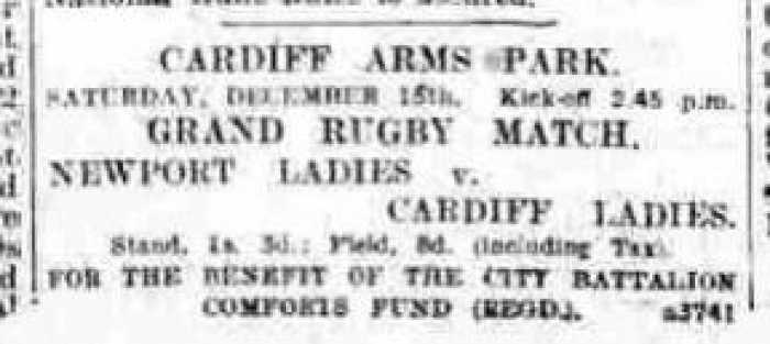Wales defeats the Original All Blacks