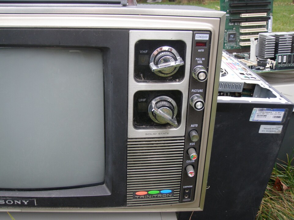 Trinitron television launches