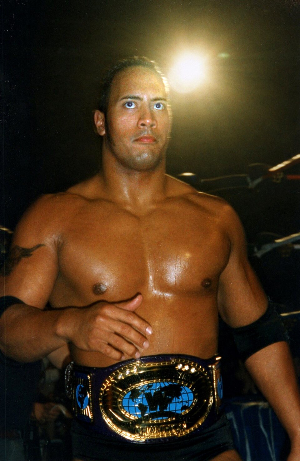 The Rock emerges